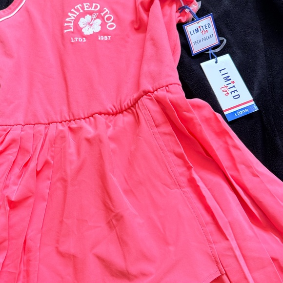 Limited Too Neon Pink Spaghetti-Strap Summer Dress - Picture 5 of 5